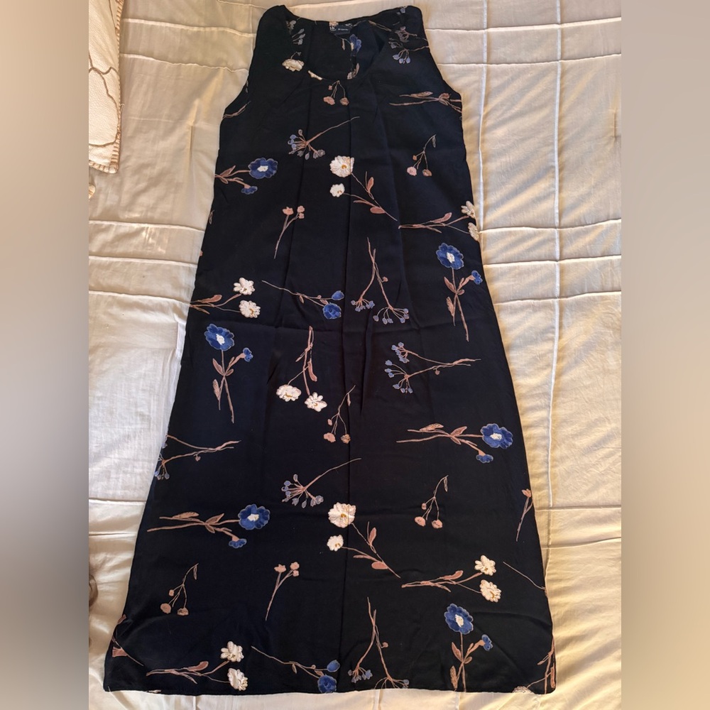 Vintage HONORS Floral Maxi Dress
